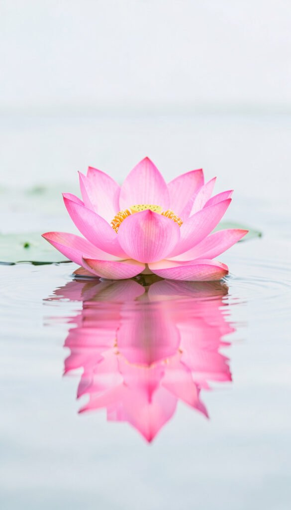 Flor de loto brillante - Imágenes de flores coloridas