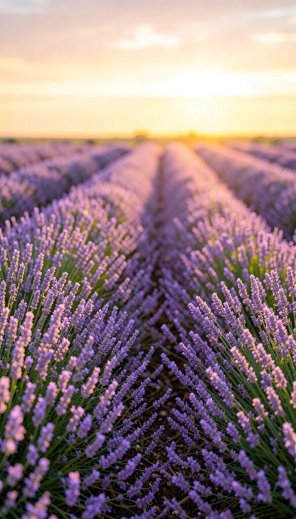 Campos de Lavanda - Flores Gratis para Descargar en