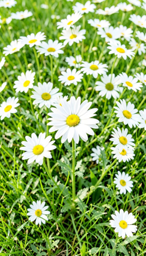 Margaritas Simples - flores hermosas para redes