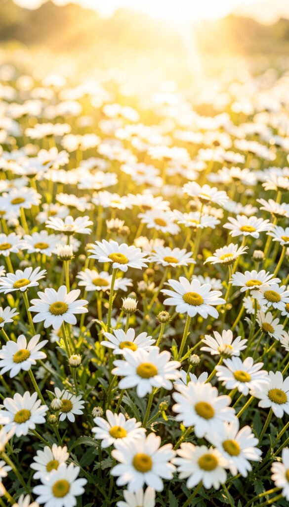 Campo de Margaritas - Imágenes de Flores Hermosas para