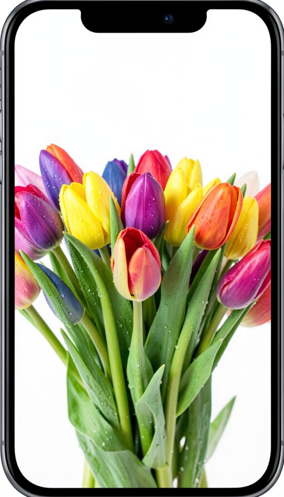 Tulipanes Multicolores - fotos de flores hermosas