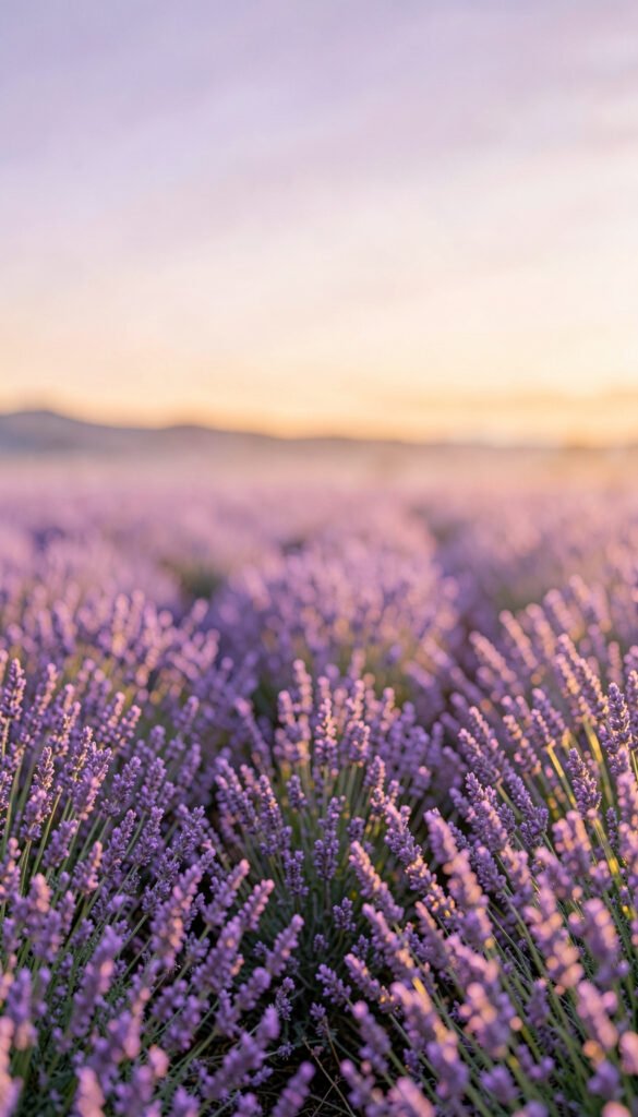Campo de Lavanda - fotos de flores hermosas