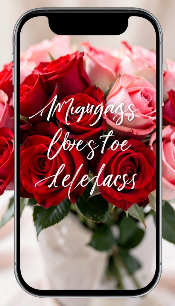 Romántico Ramo de Rosas - Imágenes de Flores con Mensajes