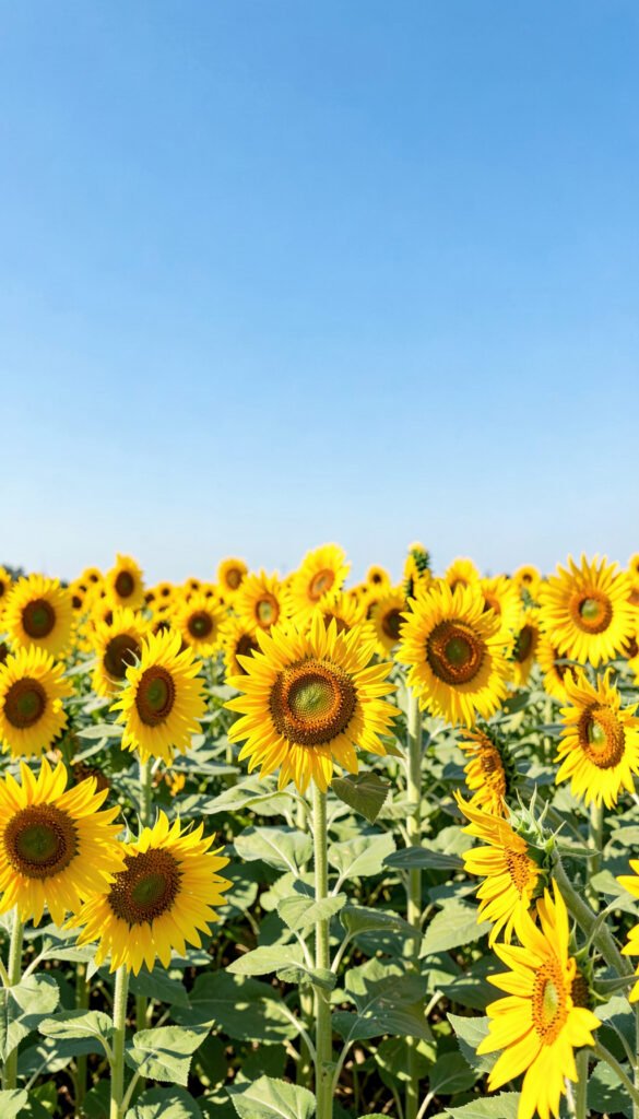 Campo de Girasoles - Imágenes de Flores Hermosas para