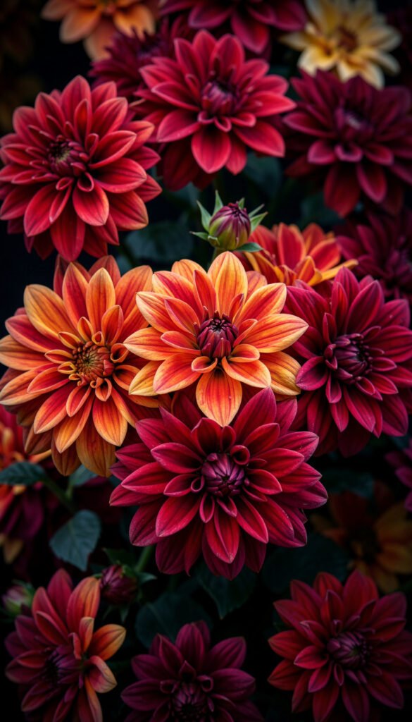 Dalias Exóticas - flores para WhatsApp bonitos