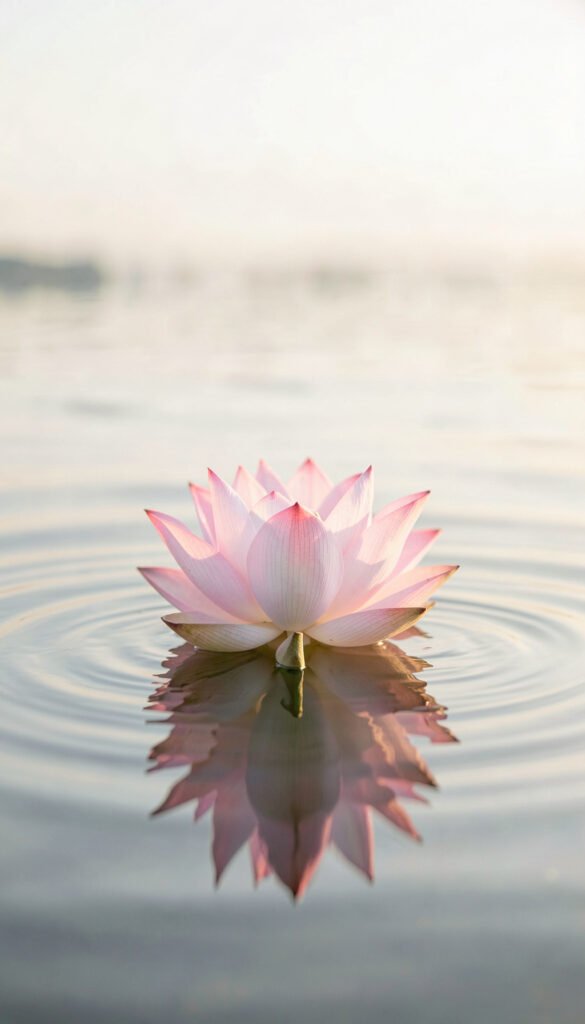 Flor de Loto Zen - flores para WhatsApp bonitos