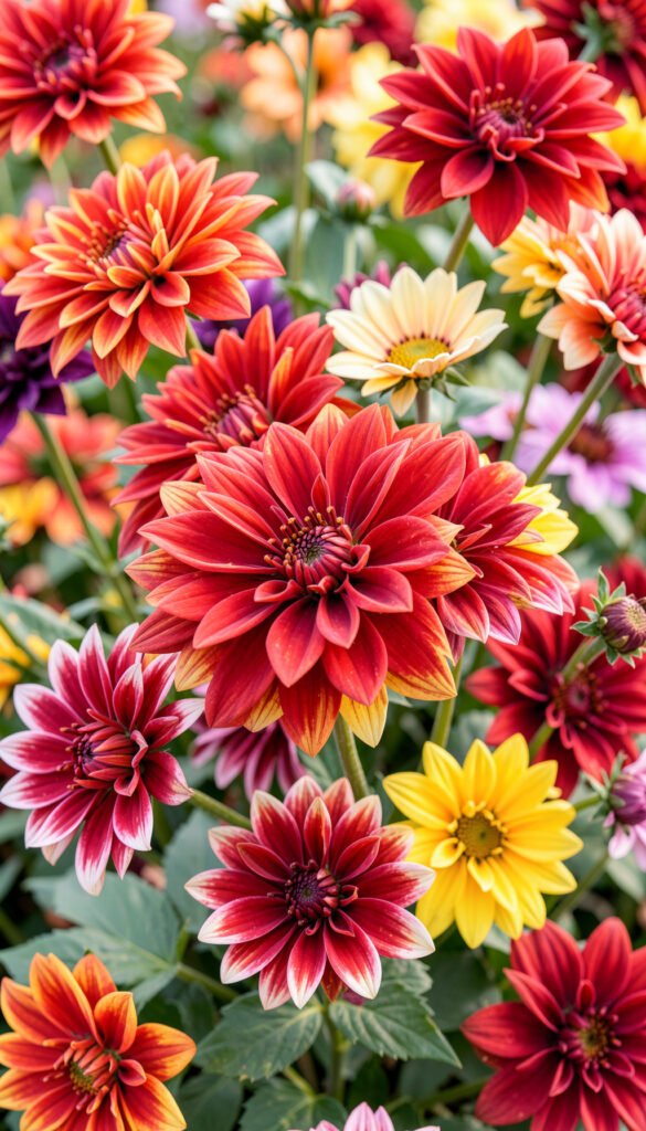 Dalias Mexicanas - imágenes de flores populares México