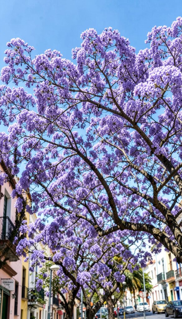 Jacarandas en Primavera - imágenes de flores populares México