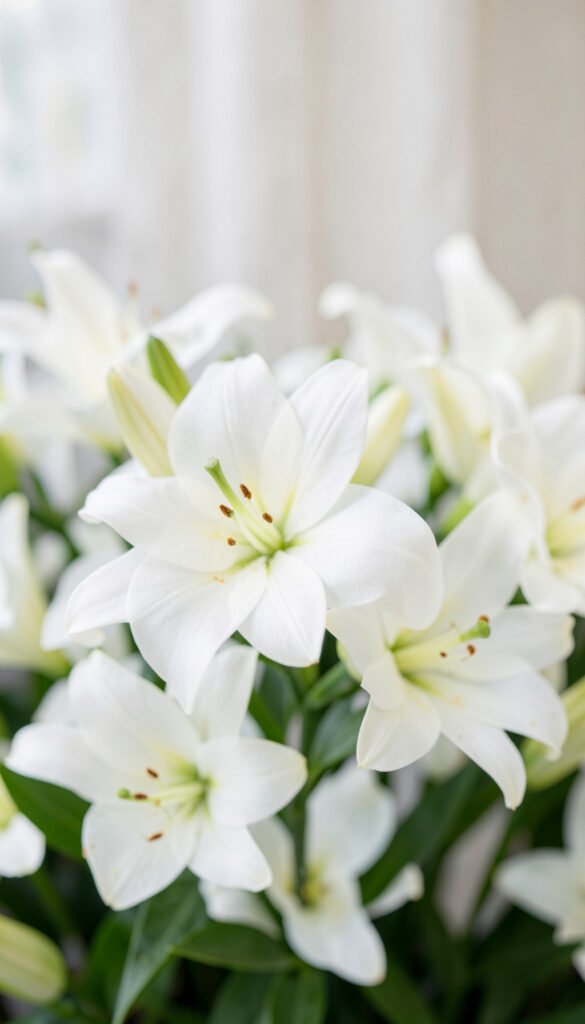 Lirios Blancos Puros - imágenes de flores populares México