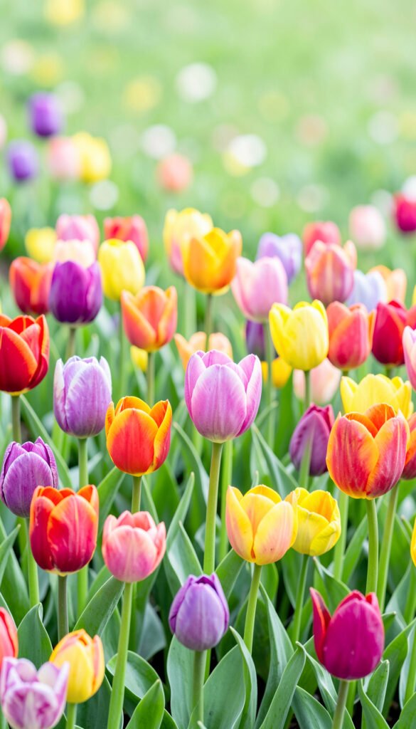 Tulipanes de Primavera - Imágenes de Flores Hermosas para