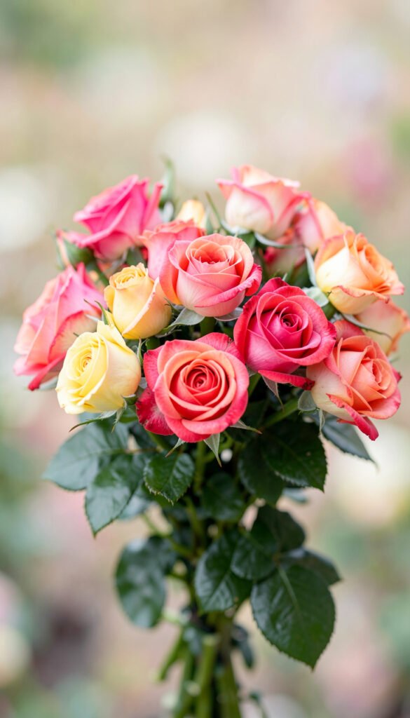 Ramo de Rosas Elegantes - imágenes de flores gratis