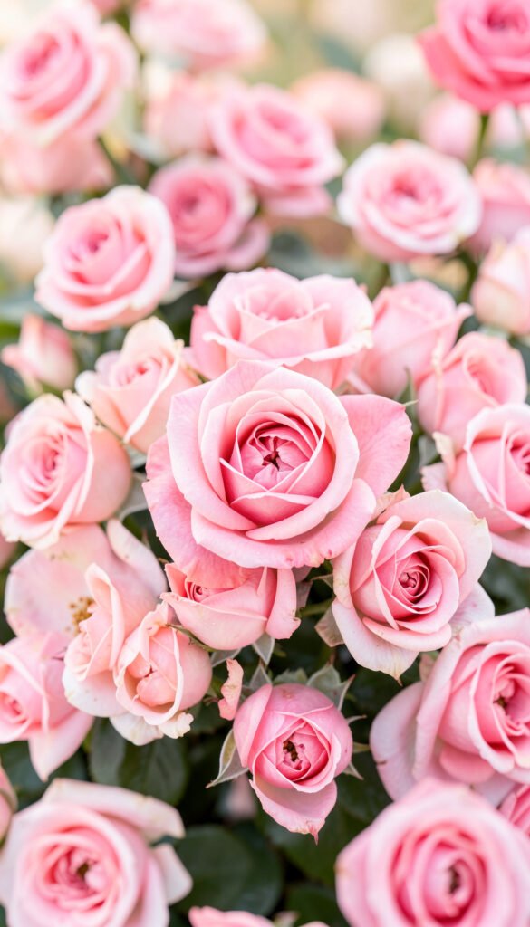Rosas Rosadas - flores bonitas para alegrar