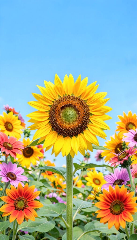 Girasoles Radiantes - flores bonitas para alegrar