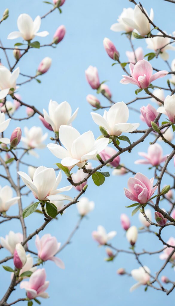 Magnolias en Primavera - flores bonitas para alegrar