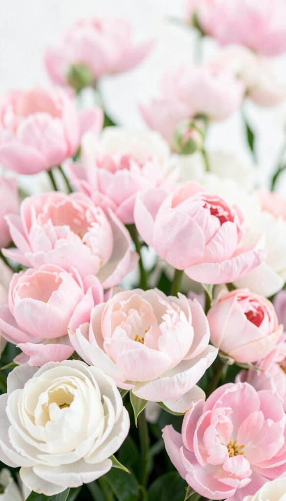 Peonías Elegantes - flores bonitas para alegrar