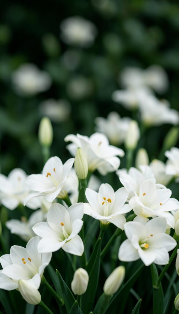 Lirios Blancos - flores bonitas para alegrar