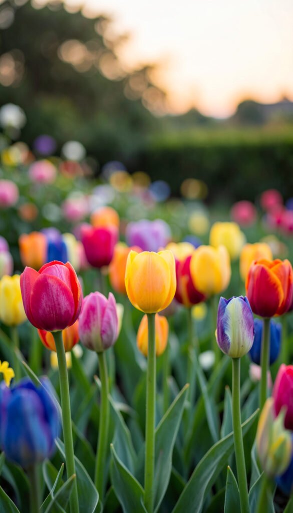 Tulipanes vibrantes - Fotos e Imágenes de Flores