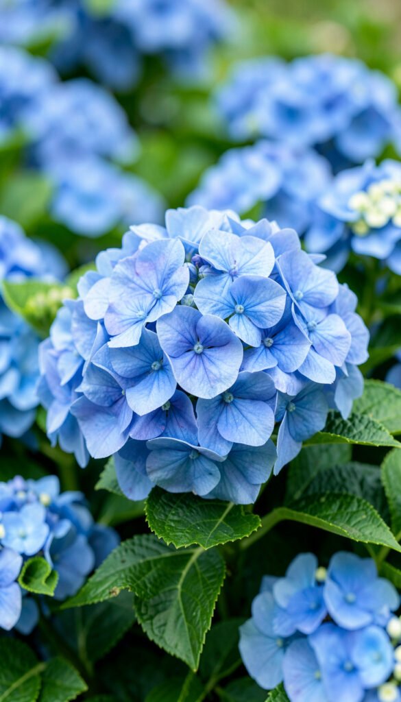Hortensias Azules - flores bonitas para alegrar