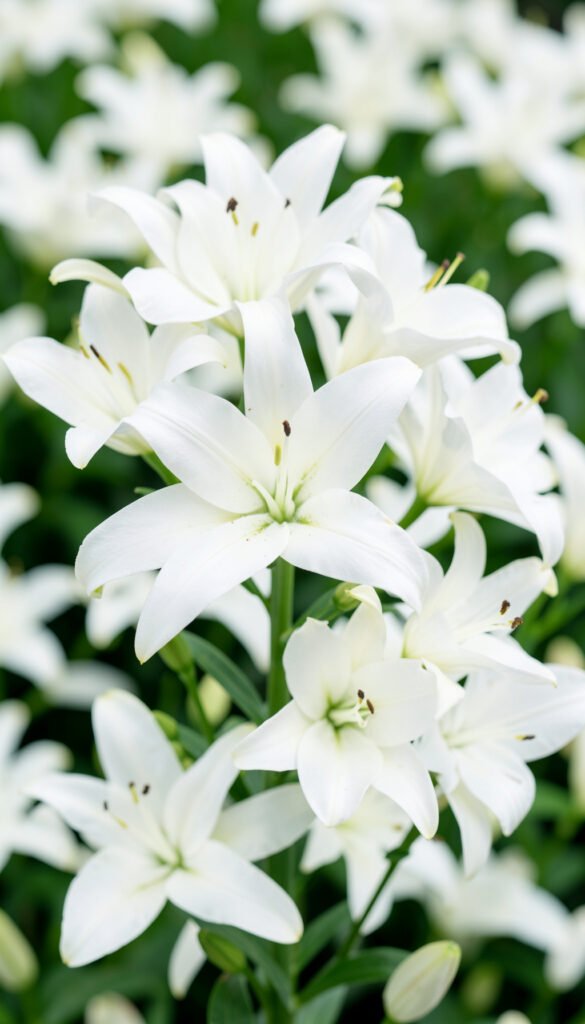 Lirios Blancos - Imágenes de Flores Hermosas para