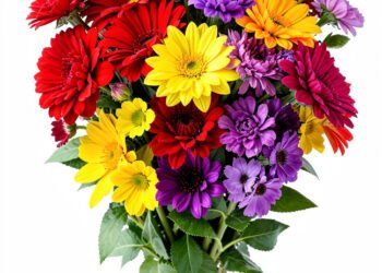 Ramo Vibrante - flores hermosas y coloridas