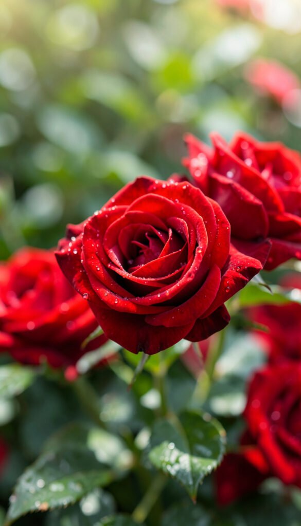 Rosas clásicas en primer plano - Imágenes de Flores para Estados