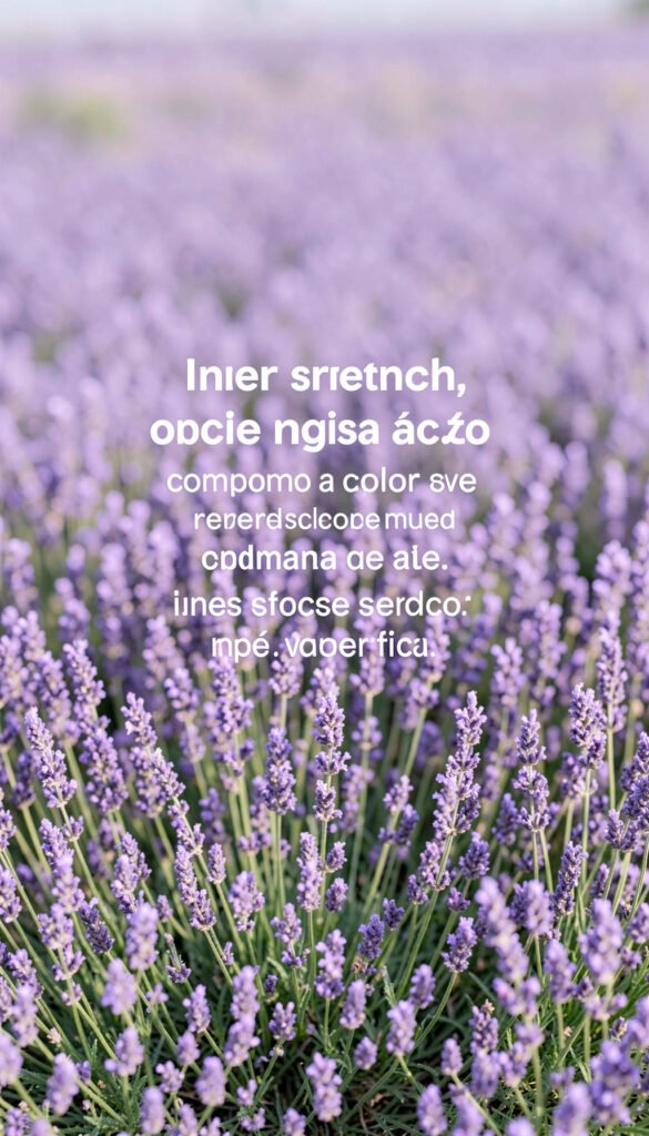 Lavandas y Fuerza Interior - Flores para Mujeres con Frases