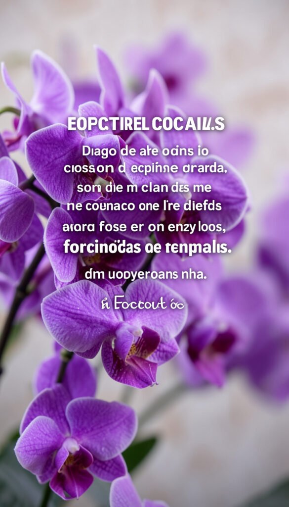 Orquídeas y Metas - Flores para Mujeres con Frases
