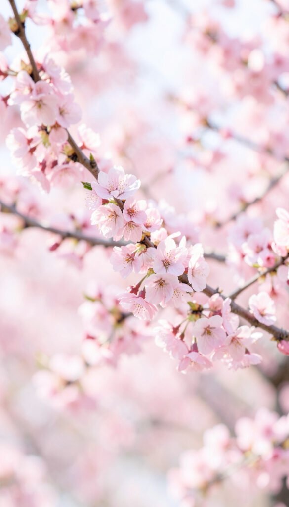Cerezos en flor - Imágenes de flores naturales 4K