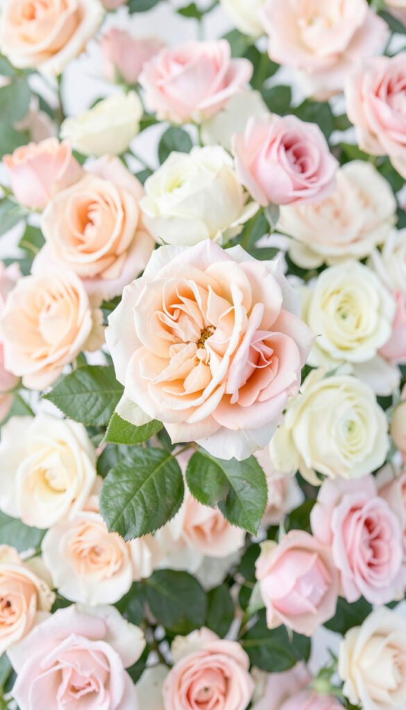Rosas Pastel en Primavera - Flores Naturales con Colores Increíbles