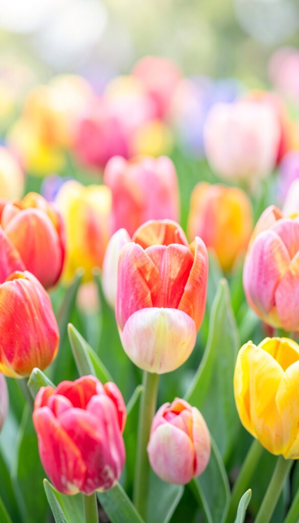 Tulipanes de Colores - Flores para Enviar por WhatsApp