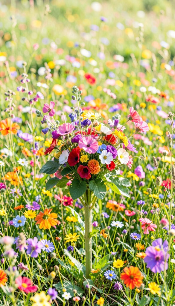 Flores Silvestres Coloridas - Flores para Enviar por WhatsApp