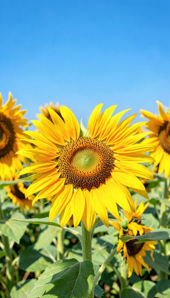 Girasoles Luminosos - Imágenes de Flores Bonitas para