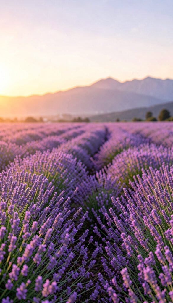 Campo de Lavanda - Imágenes de Flores Bonitas para