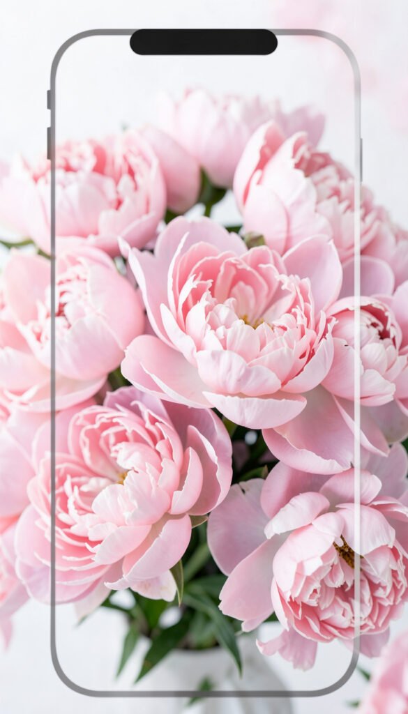Peonías Elegantes - Imágenes de Flores Bonitas para