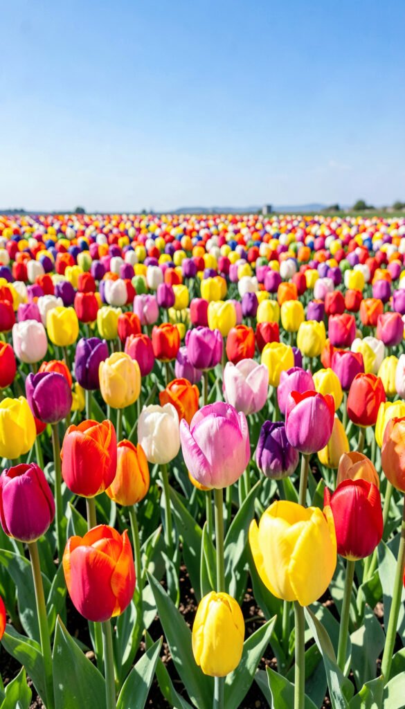 Tulipanes Coloridos - Imágenes de Flores Bonitas para