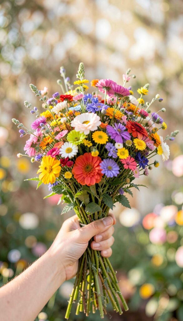 Ramo de Flores Silvestres - flores lindas y románticas