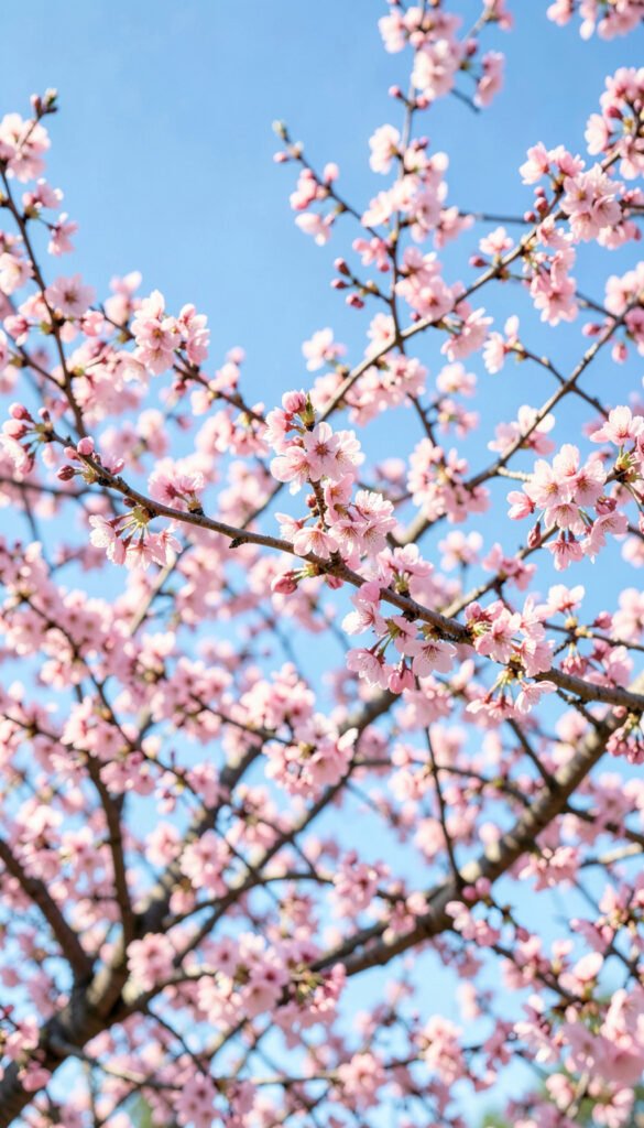 Cerezos en Flor - flores lindas y románticas