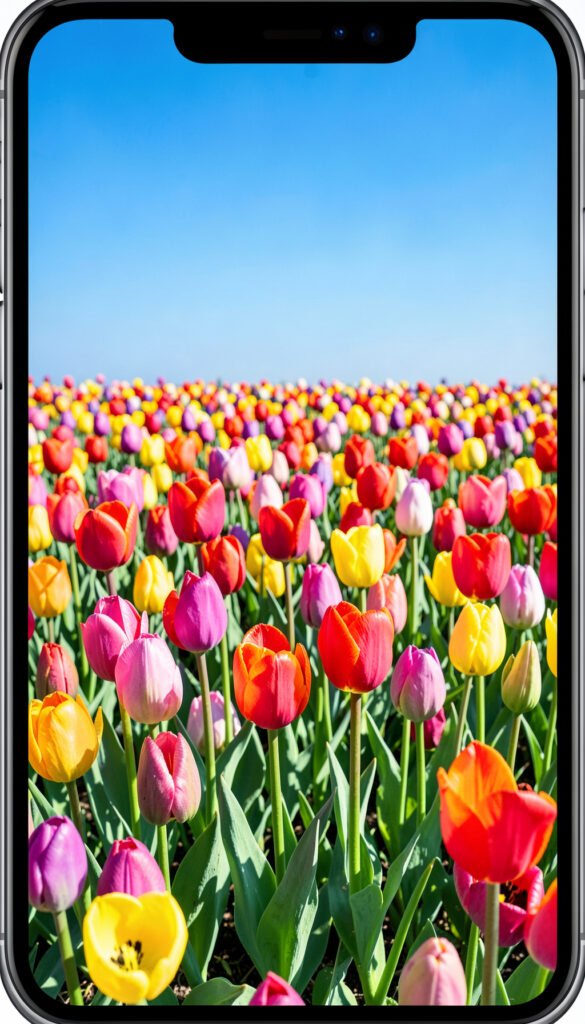 Tulipanes Multicolores - Galería de Imágenes de Flores