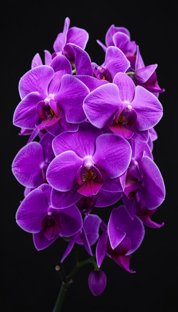 Orquídeas Violeta Exóticas - Flores HD para Fondo de