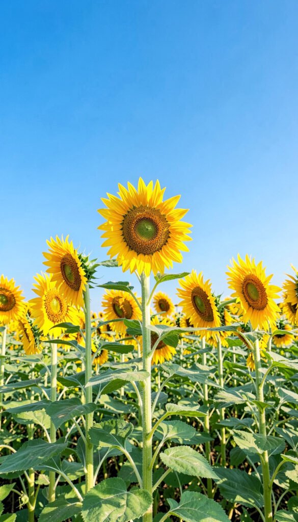 Girasoles Bajo el Sol - Flores Naturales con Colores Increíbles