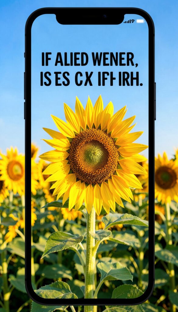 Girasoles con Motivación - Imágenes de Flores para Mujeres