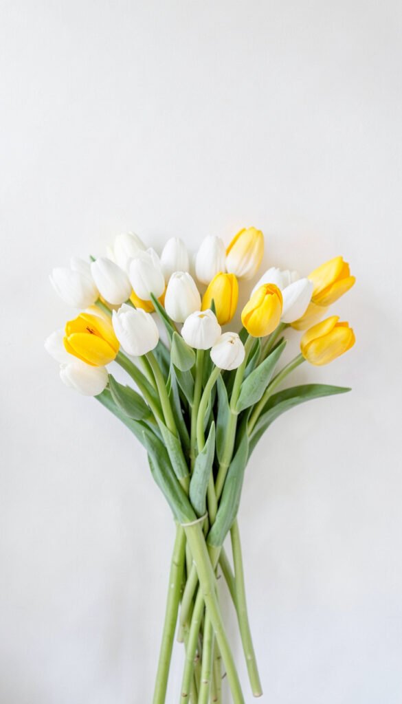 Tulipanes Minimalistas - Flores Hermosas y Elegantes para