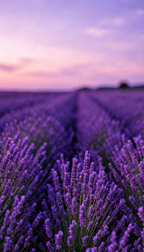 Campos de Lavanda - Flores Hermosas y Elegantes para