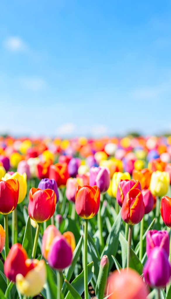 Tulipanes de Primavera - Imágenes de Flores para Enviar
