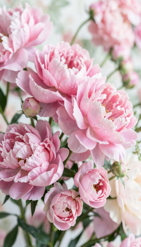 Peonías de Ensueño - imágenes de flores románticas