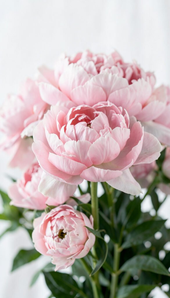 Peonías Rosadas - Las Mejores Imágenes de Flores