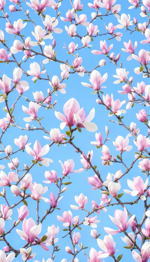 Magnolias en Flor - Flores Bonitas para Perfil y