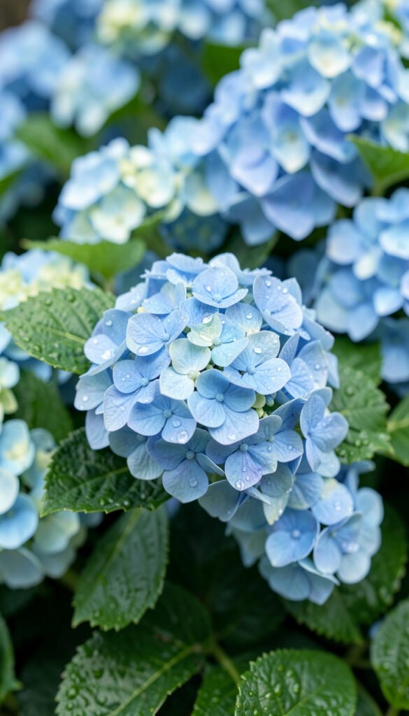 Hortensias Azules - Flores Bonitas para Perfil y