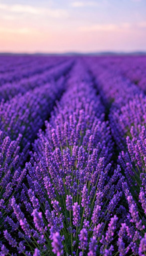 Campo de Lavanda - Imágenes de Flores para WhatsApp