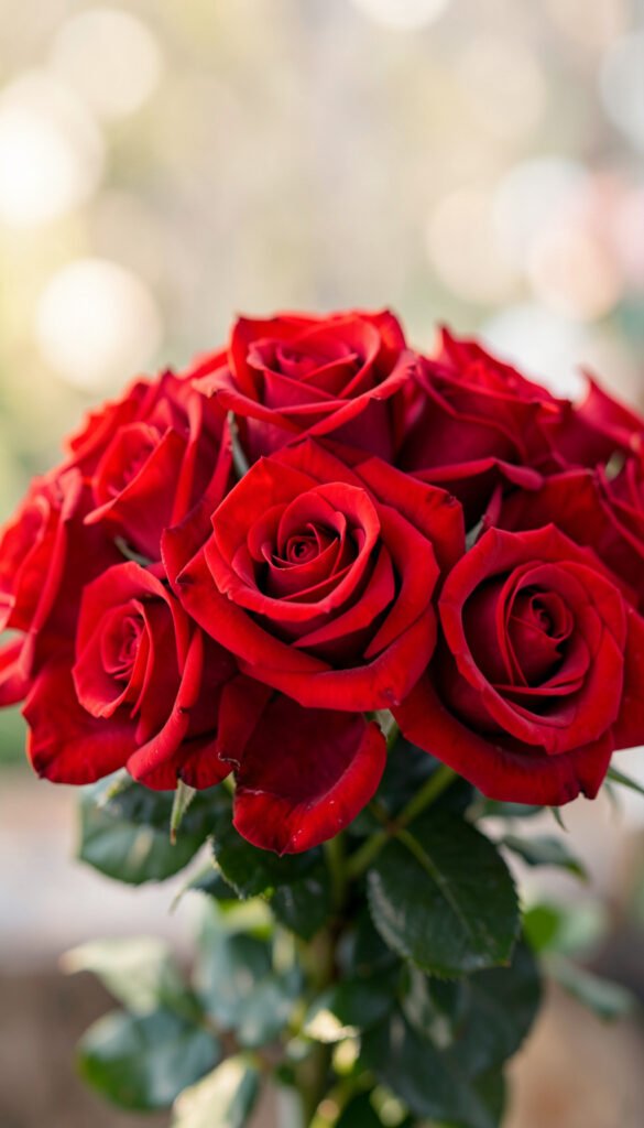 Rosas rojas apasionadas - Flores de Amor para Dedicar